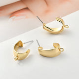 Metal U-Shape Earrings DIY Accessories