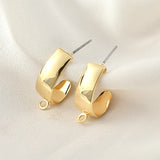 Metal U-Shape Earrings DIY Accessories