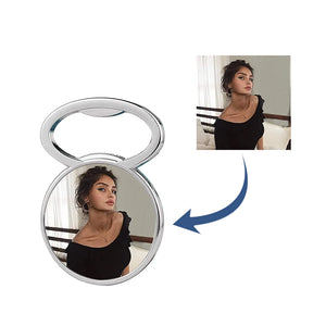 Custom Dad Photo Magnet Bottle Opener