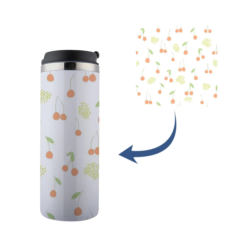 Personalized 420ml Stainless Steel Coffee Cup with Photo
