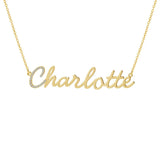 Custom Stainless Steel & Diamond Necklace Pendant for Couples