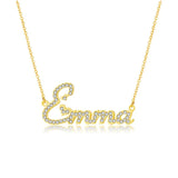 Temperament Stainless Steel Diamond Necklace Pendant