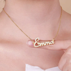 Temperament Stainless Steel Diamond Necklace Pendant