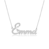 Temperament Stainless Steel Diamond Necklace Pendant