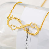 Personalized Infinity Necklace Stainless Steel Glamour Woman Jewelry