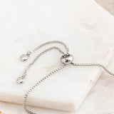 Stainless Steel Digital Bracelet Adjustable Round Bead Bracelet