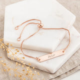 Stainless Steel Digital Bracelet Adjustable Round Bead Bracelet
