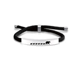 Adjustable Stainless Steel Mama Bear and Cub Bracelet for Mom