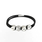Personalized Geometric Names Bead Charm Bracelet for Men