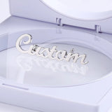 Personalized Stainless Steel Brooch for Men and Women