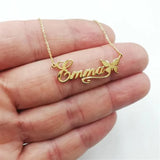 Emma Stainless Steel Personalized Necklace for Mom Birthday