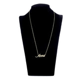 Personalized Stainless Steel Necklace - Custom Font in Multiple Languages