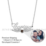 Personalized Projection Pendant Necklace