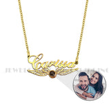 Personalized Projection Pendant Necklace