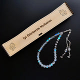 Personalized Quartz Stone Round Name Rosary Islamic Gift