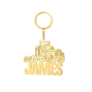 Personalized Key Chain Gift for Car Key Ring - Husband Boyfriend Dad