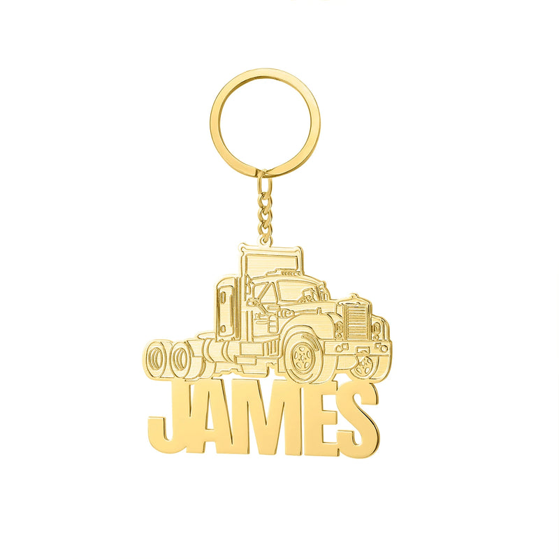 Personalized Key Chain Gift for Car Key Ring - Husband Boyfriend Dad