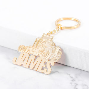 Personalized Key Chain Gift for Car Key Ring - Husband Boyfriend Dad