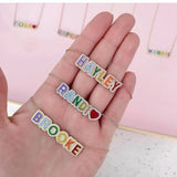 Personalized Pave Nameplate Choker Necklace