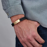 Personalized Family Lover Names Leather Bracelet