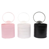 Girl's Rotating Jewelry Box Organizer Travel Case