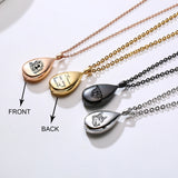 Pet Ash Necklace with Photo Stainless Steel Pendant Urn Cremation Jewelry