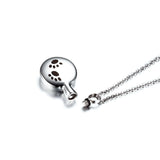 Stainless Steel Pet Ashes Container Necklace