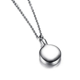 Stainless Steel Pet Ashes Container Necklace