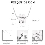 Pet Paw Print Cremation Jewelry Necklace Keepsake Pendant
