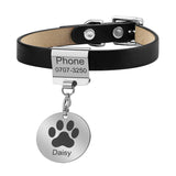 Custom Pet Collar with Name - Adjustable for Small to Medium Pets