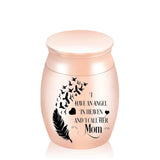 Feather and Bird Keepsake Mini Funeral Urn