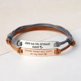 Pet Memorial Bracelet, Dog Memorial Gift, Sympathy Gift for Pet Lover