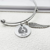 Pet Memorial Bracelet Photo Memory Charm Bracelet Pet Portrait