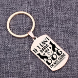 Dog Loss Sympathy Keychain - Engraved Stainless Steel Jewelry