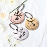 Customizable Pet Nameplate ID Card for Dogs, Gender Anti-lost Pendant