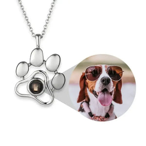 Personalized Pet Photo Necklace for Girls - Custom Dog Cat Memorial Jewelry