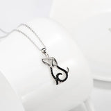 Pet Puppy Micro Pendant S925 Sterling Silver Necklace