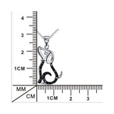 Pet Puppy Micro Pendant S925 Sterling Silver Necklace