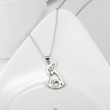 Pet Puppy Micro Pendant S925 Sterling Silver Necklace