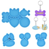 Pet Tag Silicone Mold DIY Keychain Pendant Dog Tag Customization Craft Jewelry