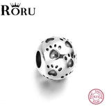 Pet Footprint Silver 925 Charm for Women