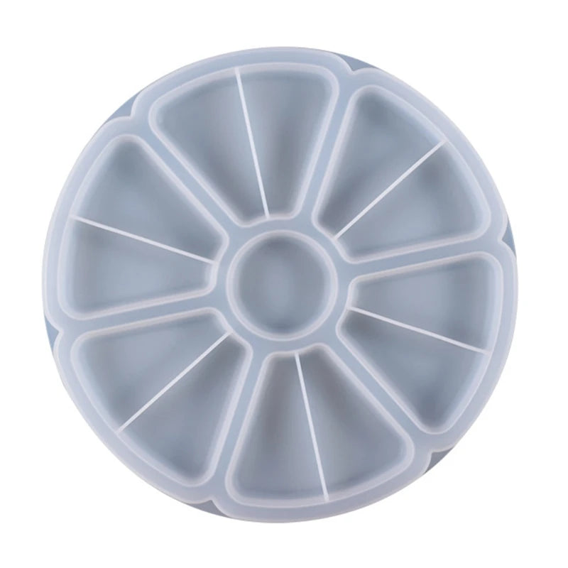 Epoxy Resin Mold for Petal Fruit Nut Storage Tray DIY Dishes Plate