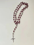 Personalized Petals Thorns Rosary Necklace with Beads
