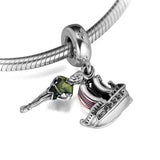 Peter Pan Charm Boat Dangle Beads Sterling Silver DIY Bracelets