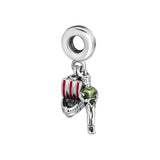 Peter Pan Charm Boat Dangle Beads Sterling Silver DIY Bracelets