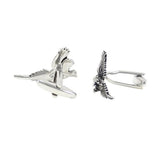 Antique Silver Pheasant Bird Cuff Links - Father's Day Gift