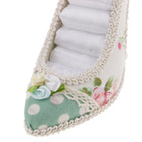Phenovo High Heel Shoe Ring Holder Jewelry Box Earrings Bracelets Watches