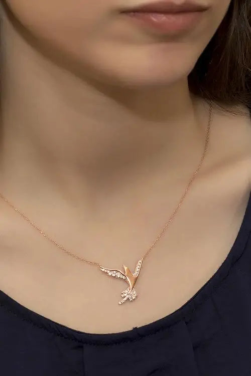 Phoenix Bird Necklace Pendant 925 Sterling Silver Jewelry