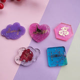 12 Cavity Irregular Round Phone Grip Epoxy Resin Mold Silicone Mould DIY Crafts