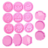 15-Cavity Silicone Phone Grip Mold Kit for Epoxy Resin Crafts